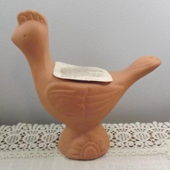 Vintage Avon Terracotta Bird NOS Candlette Holder - Picture 2 of 9